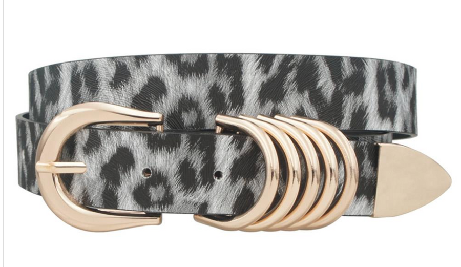 Stacked Simple D Ring U Buckle Belt Robin Boutique