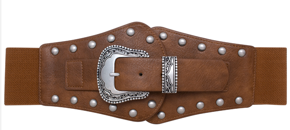Stud Buckle Stretch Elastic Belt Robin Boutique
