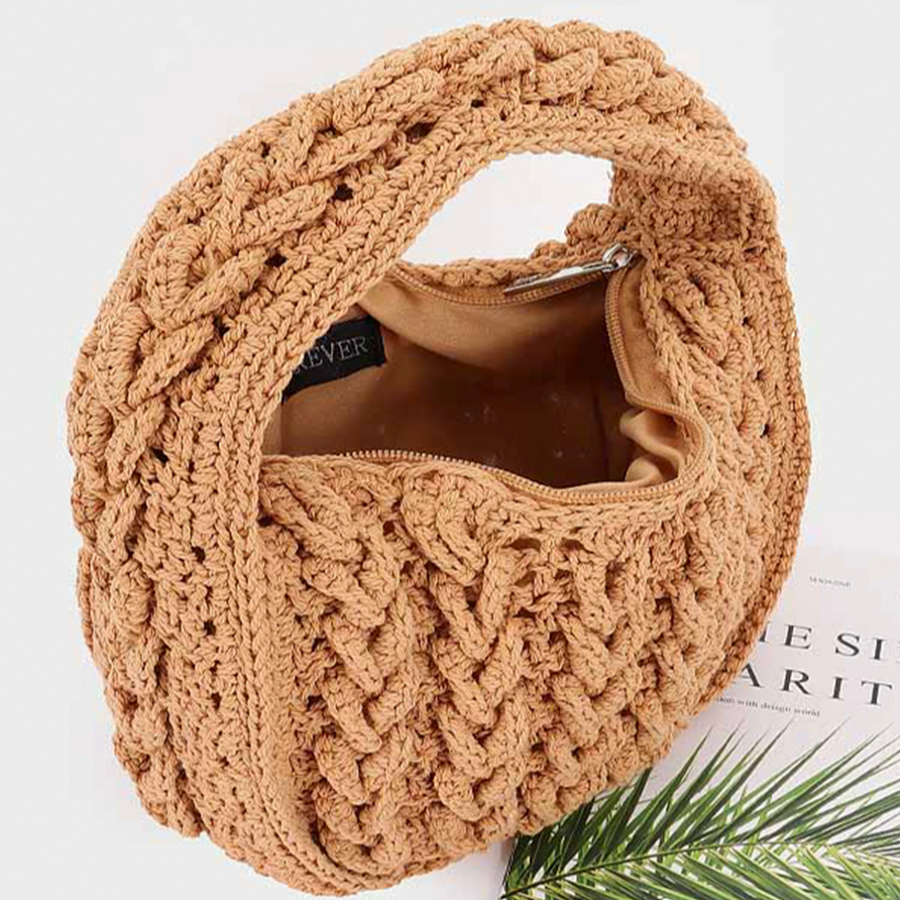 Crochet Knit Handbag Robin Boutique