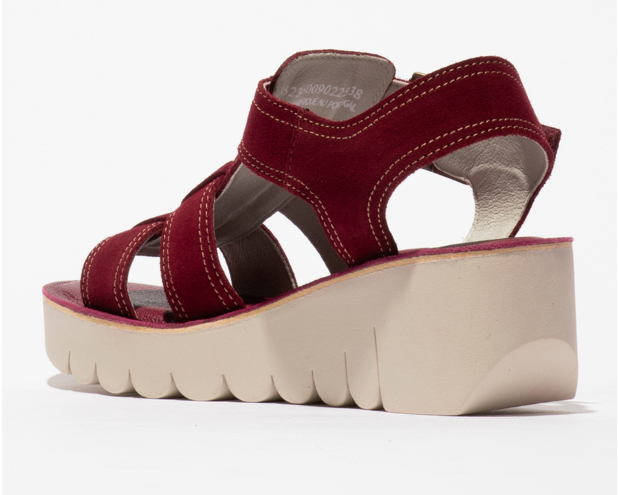 Fly London Yudd Suede Sandal Platform Shoes Robin Boutique