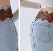 Boho Vintage Studded Waist Belt Robin Boutique