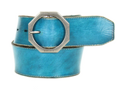 Dreampath Leather Belt by Bedstu in Arctic Blue Robin Boutique