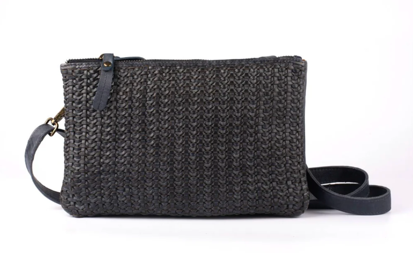 Milo Innes Woven Leather Handbag Robin Boutique