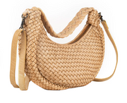 Camille Woven Leather Handbag By Milo Robin Boutique