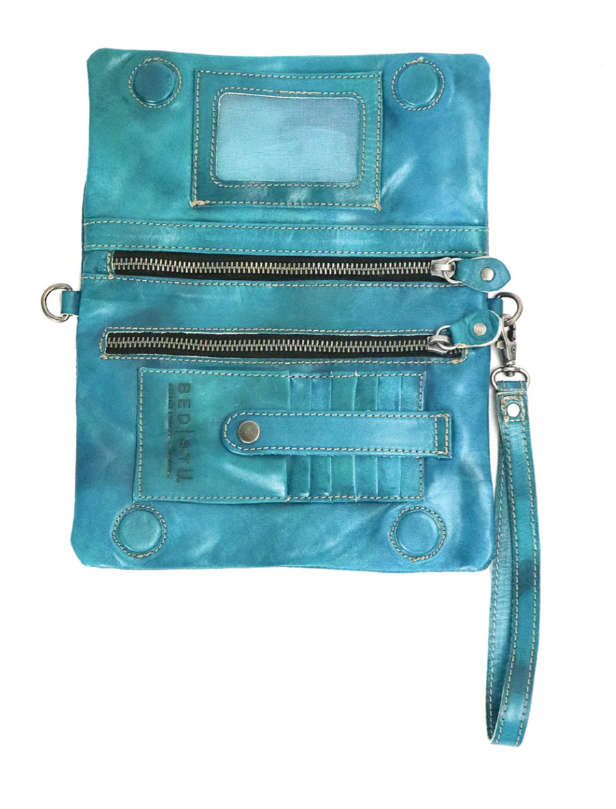 Cadence Organizer Handbag by Bedstu in Arctic Teal Driftwood Robin Boutique