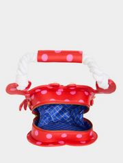Shell Raiser Red Handbag by Betsey Robin Boutique