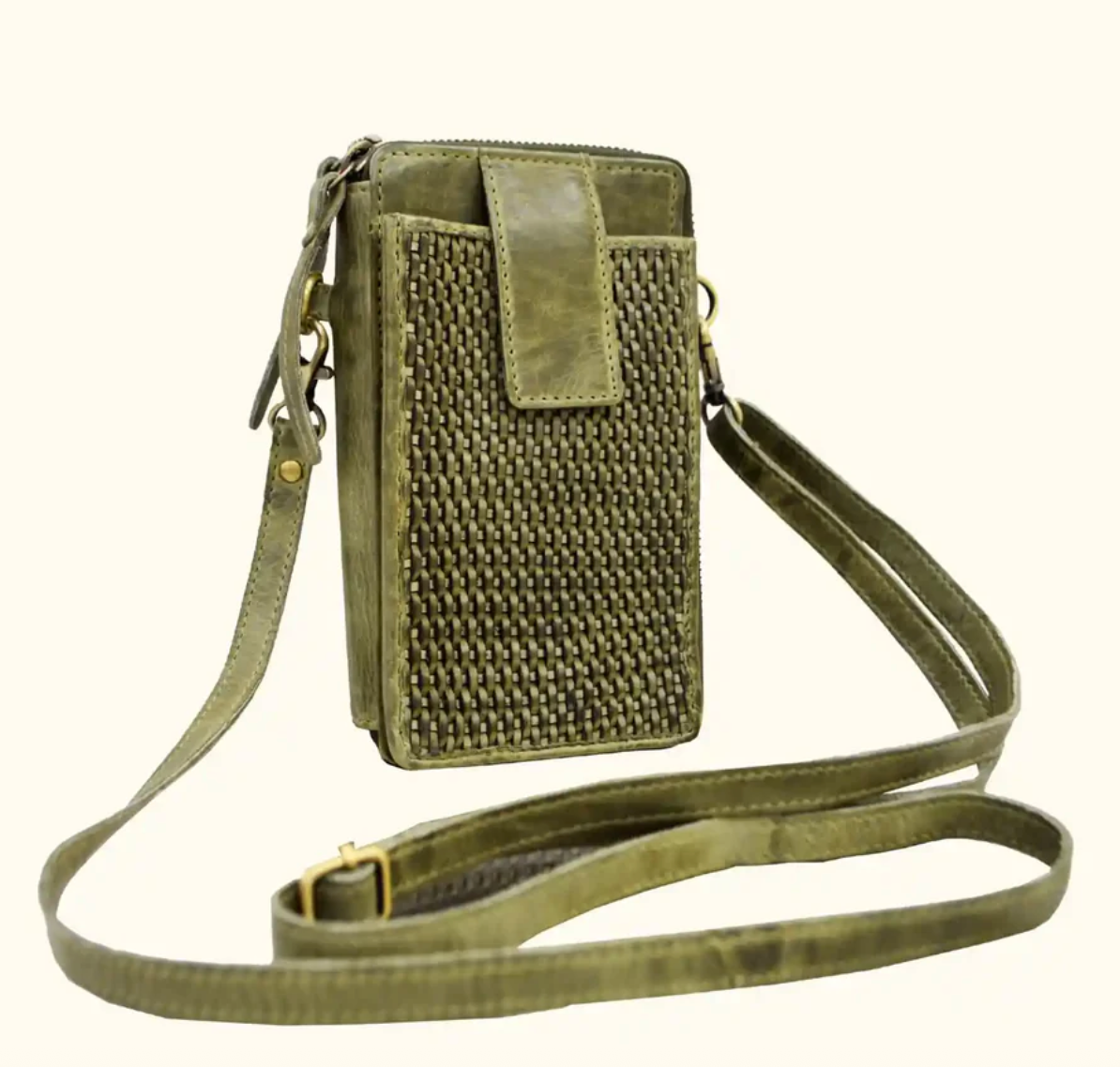 Ella Leather Phone Bag - Compact Crossbody Robin Boutique