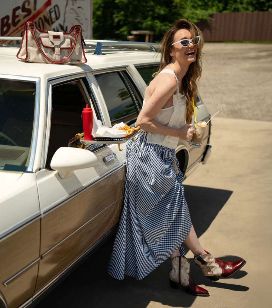 Limited Edition Unbending Leather Handbag by Bedstu Robin Boutique