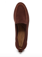 Robbie Brown Suede Loafer by Kelsi Dagger Top View - Robin Boutique
