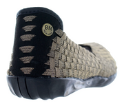 Bernie Mev Catwalk Shoes in Pewter Back View - Robin Boutique
