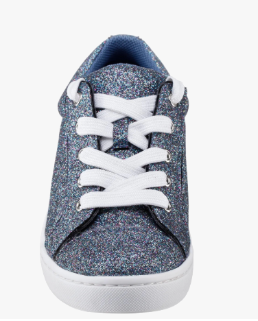 Portia Glitter Sneakers for Kids by Nina in navy front view -Robin Boutique