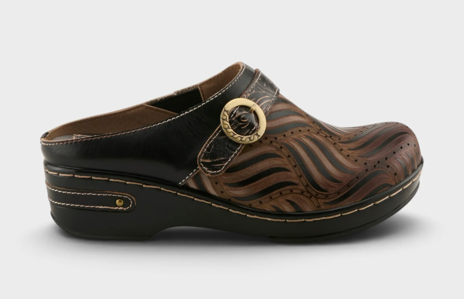 L'Artiste Spring Step Sova Clogs in Black Multi - Robin Boutique