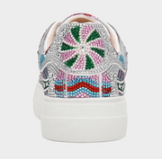 Sidny Ornaments Rhinestones Shoes back View - Robin Boutique