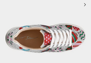 Sidny Ornaments Rhinestones Shoes Top View - Robin Boutique