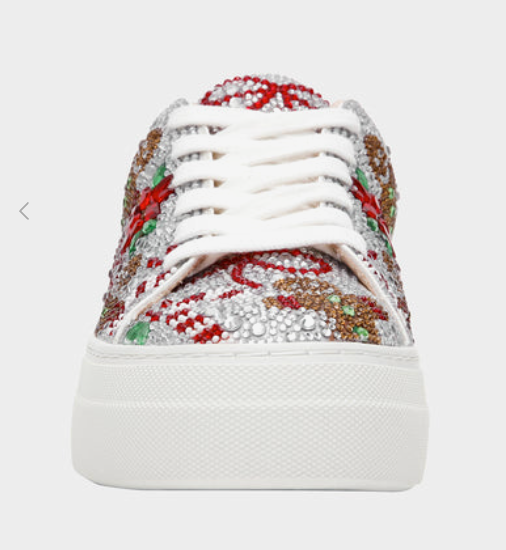 Sidny Holiday Multi Rhinestones Shoes
front view - Robin Boutique