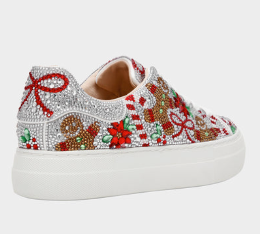Sidny Holiday Multi Rhinestones Shoes
side view - Robin Boutique
