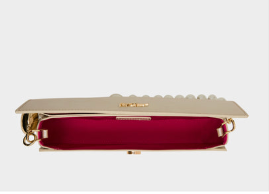 East West Flap Handbag top view - Robin Boutique