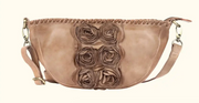 Sluse Washed Leather Handbag by Milo in Taupe - Robin Boutique