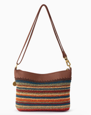 Front View of Lumi Crossbody Crochet Handbag - Robin Boutique