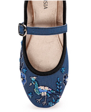 Indigo Songbird Mary Jane by Fuchsia Shoes - Robin Boutique