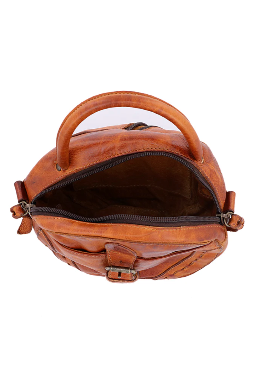 Bedstu Arenfield Round Leather Bag