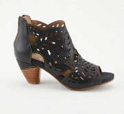 L'Artiste Icon Tooled Leather Ankle Sandal