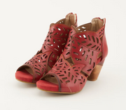 L'Artiste Icon Tooled Leather Ankle Sandal