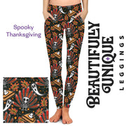 Spooky Thanksgiving Leggings - Robin Boutique-Boutique 