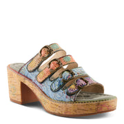 L'Artiste Teetimer Leather Sandal Slides Robin Boutique