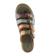 L'Artiste Teetimer Leather Sandal Slides Robin Boutique