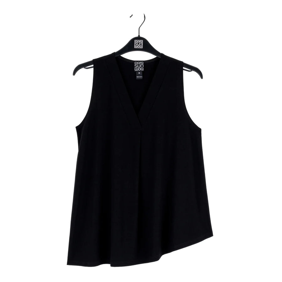 Asymmetrical Tunic Tank by Clara Sun Woo