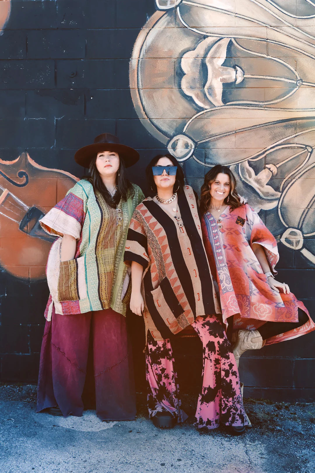 Peace + Love Poncho #114 by Kantha Bae