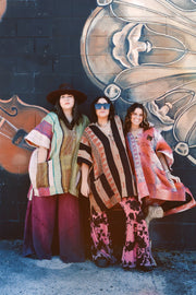 Peace + Love Poncho #13 by Kantha Bae