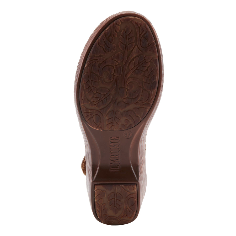 L'Artiste Veesome Shoes in Camel Multi Sole View- Robin Boutique