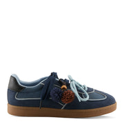 Patrizia Vesara Sneakers Side view in blue - Robin Boutique