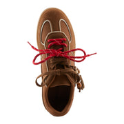 Patrizia Vesara Sneakers in brown top view - Robi Boutique