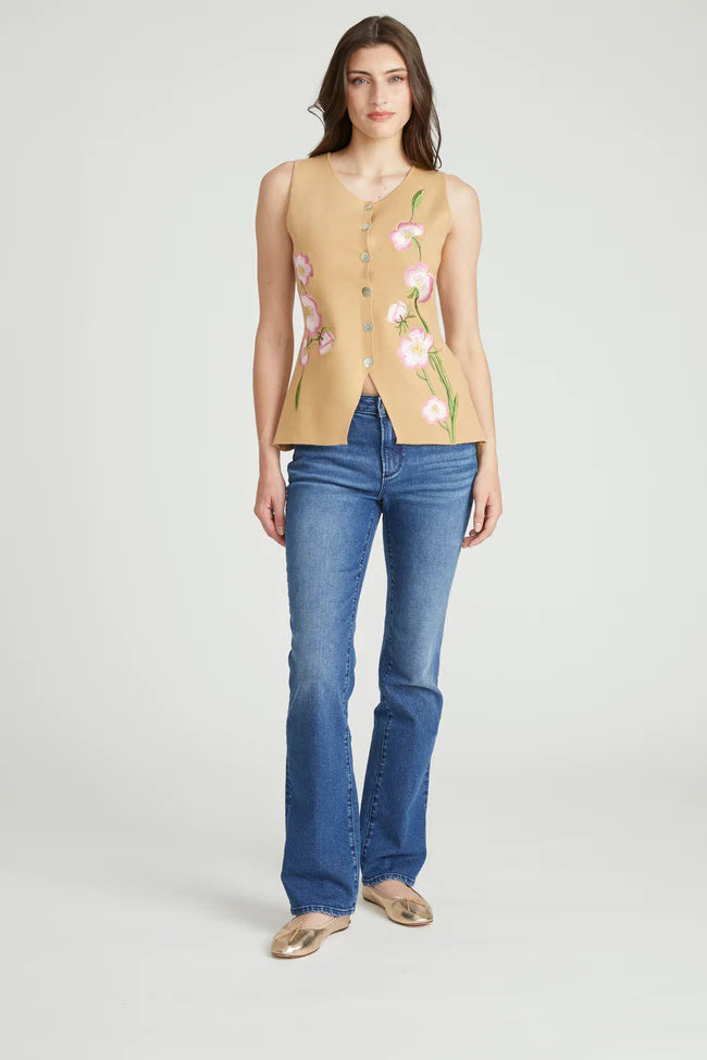 Deanna Sweater Tank in Floral Festival by Driftwood Robin Boutique