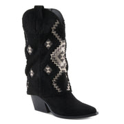 Patrizia Westee Boots in Black Front Side View - Robin Boutique