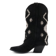 Patrizia Westee Boots in Black Side View - Robin Boutique