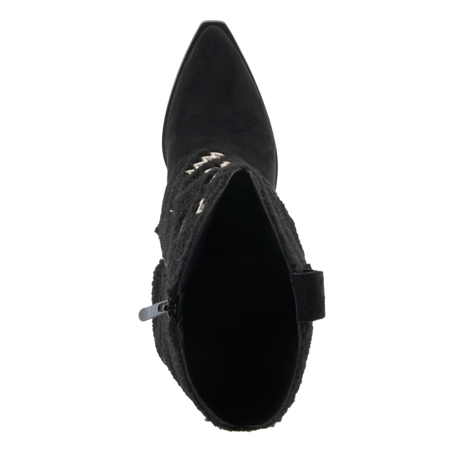 Patrizia Westee Boots in Black Top View - Robin Boutique