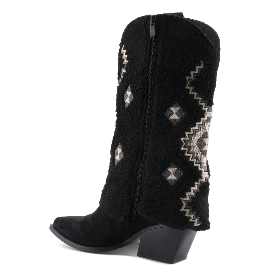 Patrizia Westee Boots in Black Side View - Robin Boutique
