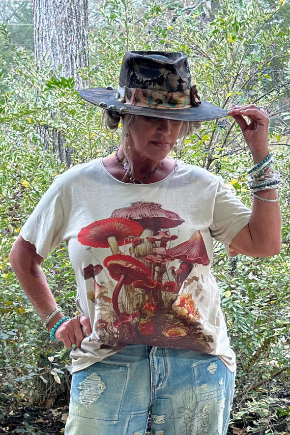 Lovely Mushroom Tee by Jaded Gypsy