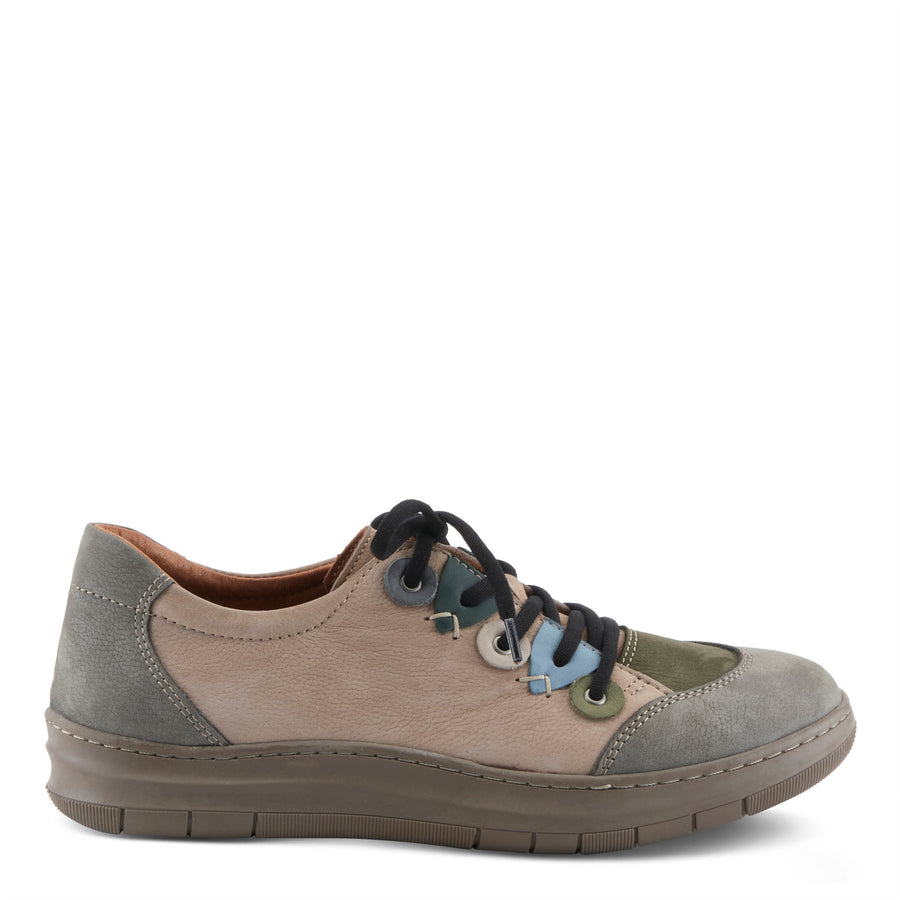 Side view of Grey Zaffi Shoes by Spring Step - Robin Boutique