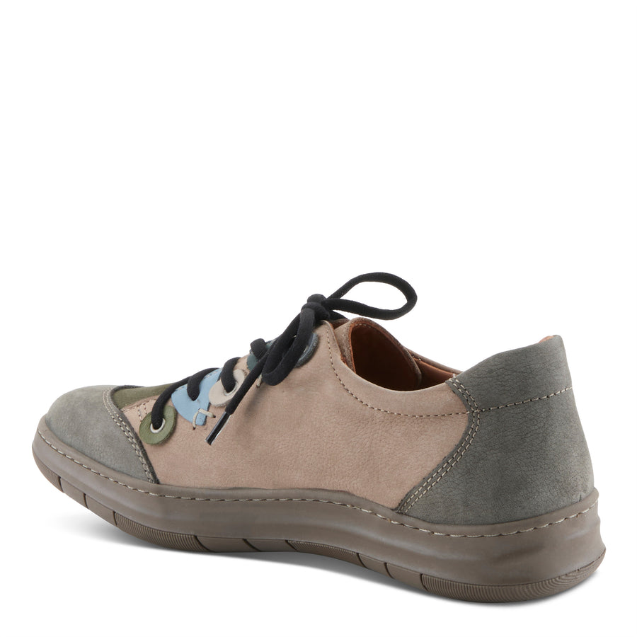 Sde view of Grey Zaffi Shoes by Spring Step - Robin Boutique