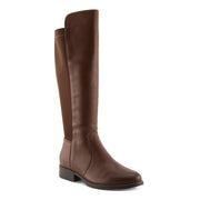 Spring Step Zaya Boots in brown front view - Robin Boutique