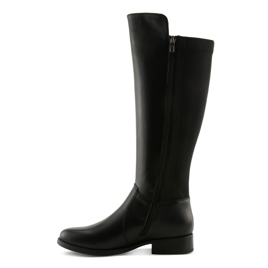 Spring Step Zaya Boots in black side view - Robin Boutique