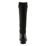 Spring Step Zaya Boots in black back view - Robin Boutique