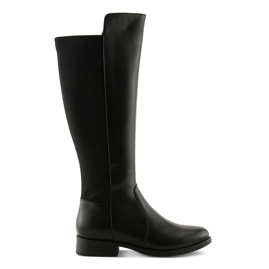 Spring Step Zaya Boots in black side view - Robin Boutique