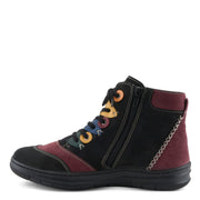 Side view of Black Zellina Boots By Spring Step - Robin Boutique