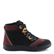 Side view of Black Zellina Boots By Spring Step - Robin Boutique